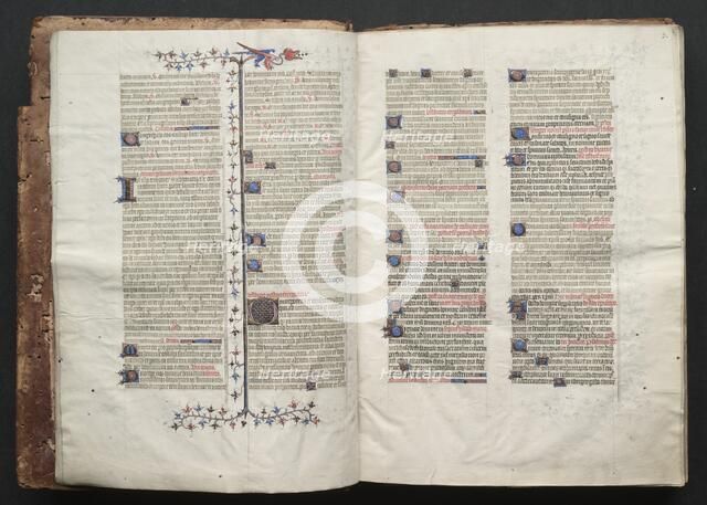 The Gotha Missal: Fol. 2v, Text , c. 1375. Creator: Master of the Boqueteaux (French); Workshop, and.