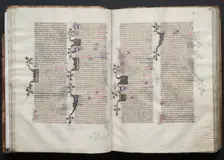 The Gotha Missal: Fol. 30v, Text, c. 1375. Creator: Master of the Boqueteaux (French); Workshop, and