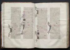 The Gotha Missal: Fol. 33v, Text, c. 1375. Creator: Master of the Boqueteaux (French); Workshop, and