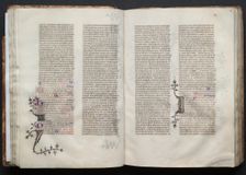 The Gotha Missal: Fol. 35v, Text, c. 1375. Creator: Master of the Boqueteaux (French); Workshop, and