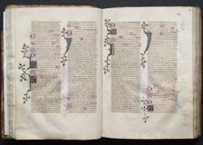 The Gotha Missal: Fol. 36v, Text, c. 1375. Creator: Master of the Boqueteaux (French); Workshop, and