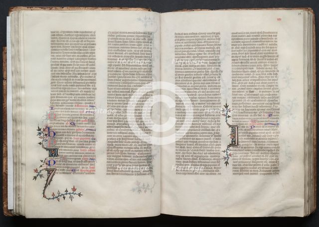The Gotha Missal: Fol. 36r, Text, c. 1375. Creator: Master of the Boqueteaux (French); Workshop, and.