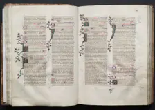 The Gotha Missal: Fol. 37r, Text, c. 1375. Creator: Master of the Boqueteaux (French); Workshop, and
