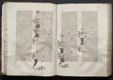 The Gotha Missal: Fol. 40r, Text, c. 1375. Creator: Master of the Boqueteaux (French); Workshop, and