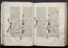 The Gotha Missal: Fol. 41v, Text, c. 1375. Creator: Master of the Boqueteaux (French); Workshop, and