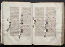 The Gotha Missal: Fol. 41v, Text, c. 1375. Creator: Master of the Boqueteaux (French); Workshop, and