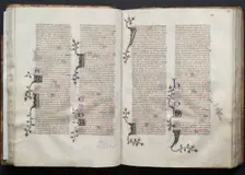 The Gotha Missal: Fol. 41r, Text, c. 1375. Creator: Master of the Boqueteaux (French); Workshop, and