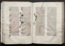 The Gotha Missal: Fol. 44r, Text, c. 1375. Creator: Master of the Boqueteaux (French); Workshop, and
