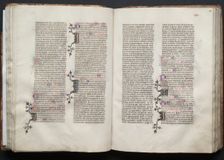 The Gotha Missal: Fol. 45v, Text, c. 1375. Creator: Master of the Boqueteaux (French); Workshop, and