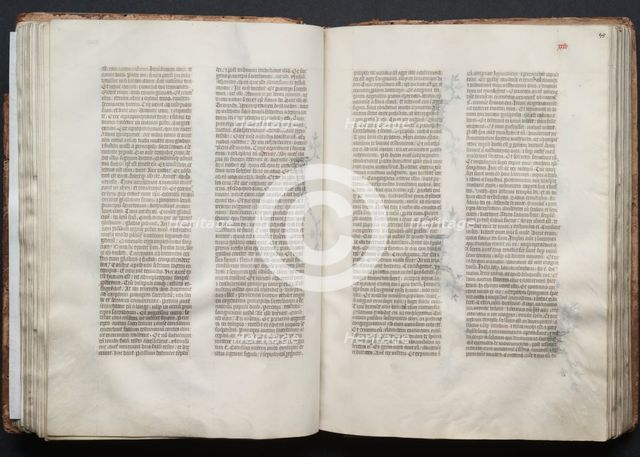 The Gotha Missal: Fol. 45r, Text, c. 1375. Creator: Master of the Boqueteaux (French); Workshop, and.