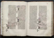 The Gotha Missal: Fol. 46r, Text, c. 1375. Creator: Master of the Boqueteaux (French); Workshop, and