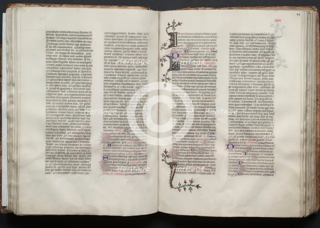 The Gotha Missal: Fol. 47v, Text, c. 1375. Creator: Master of the Boqueteaux (French); Workshop, and.