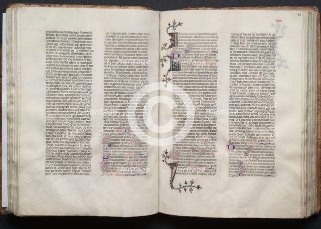 The Gotha Missal: Fol. 47v, Text, c. 1375. Creator: Master of the Boqueteaux (French); Workshop, and.