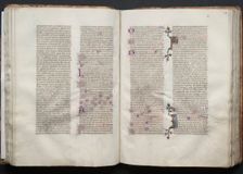 The Gotha Missal: Fol. 49v, Text, c. 1375. Creator: Master of the Boqueteaux (French); Workshop, and