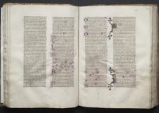 The Gotha Missal: Fol. 49v, Text, c. 1375. Creator: Master of the Boqueteaux (French); Workshop, and