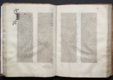 The Gotha Missal: Fol. 49r, Text, c. 1375. Creator: Master of the Boqueteaux (French); Workshop, and