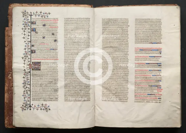 The Gotha Missal: Fol. 4r, Text , c. 1375. Creator: Master of the Boqueteaux (French); Workshop, and.