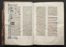 The Gotha Missal: Fol. 4r, Text , c. 1375. Creator: Master of the Boqueteaux (French); Workshop, and