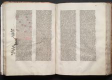 The Gotha Missal: Fol. 51v, Text, c. 1375. Creator: Master of the Boqueteaux (French); Workshop, and