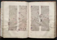 The Gotha Missal: Fol. 51r, Text, c. 1375. Creator: Master of the Boqueteaux (French); Workshop, and