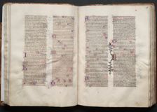 The Gotha Missal: Fol. 51r, Text, c. 1375. Creator: Master of the Boqueteaux (French); Workshop, and