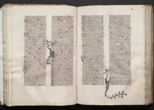 The Gotha Missal: Fol. 53v, Text, c. 1375. Creator: Master of the Boqueteaux (French); Workshop, and