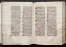 The Gotha Missal: Fol. 53r, Text, c. 1375. Creator: Master of the Boqueteaux (French); Workshop, and