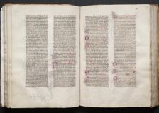 The Gotha Missal: Fol. 55r, Text, c. 1375. Creator: Master of the Boqueteaux (French); Workshop, and