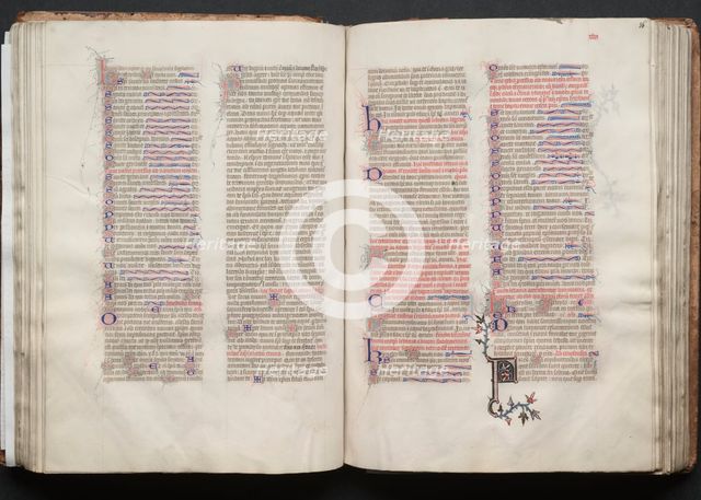 The Gotha Missal: Fol. 56r, Text, c. 1375. Creator: Master of the Boqueteaux (French); Workshop, and.