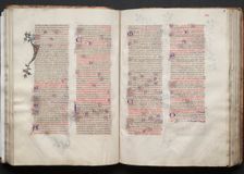 The Gotha Missal: Fol. 57r, Text, c. 1375. Creator: Master of the Boqueteaux (French); Workshop, and