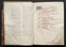 The Gotha Missal: Fol. 5r, Text , c. 1375. Creator: Master of the Boqueteaux (French); Workshop, and