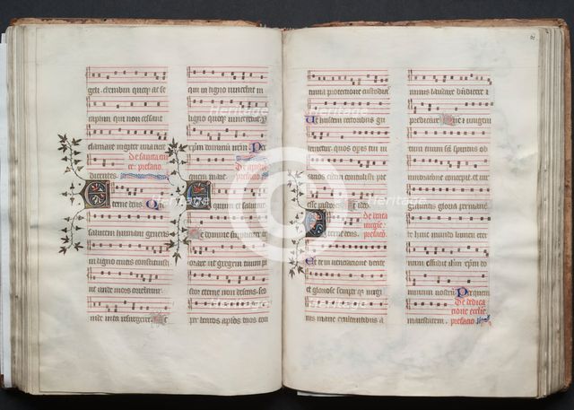 The Gotha Missal: Fol. 60r, Text, c. 1375. Creator: Master of the Boqueteaux (French); Workshop, and.