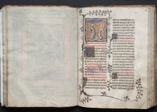 The Gotha Missal: Fol. 64v, Text, c. 1375. Creator: Master of the Boqueteaux (French); Workshop, and