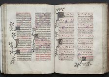 The Gotha Missal: Fol. 66v, Text, c. 1375. Creator: Master of the Boqueteaux (French); Workshop, and