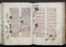 The Gotha Missal: Fol. 67r, Text, c. 1375. Creator: Master of the Boqueteaux (French); Workshop, and
