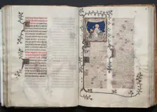 The Gotha Missal: Fol. 68v, Text, c. 1375. Creator: Master of the Boqueteaux (French); Workshop, and