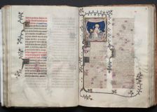 The Gotha Missal: Fol. 68v, Text, c. 1375. Creator: Master of the Boqueteaux (French); Workshop, and
