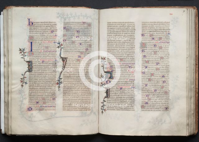 The Gotha Missal: Fol. 69v, Text, c. 1375. Creator: Master of the Boqueteaux (French); Workshop, and.