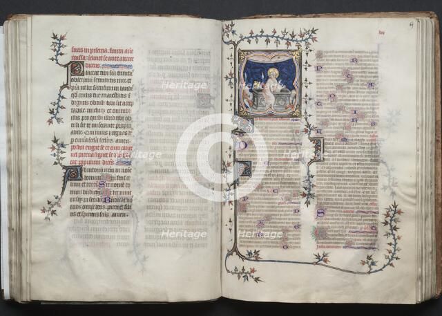 The Gotha Missal: Fol. 69r, The Resurrection, c. 1375. Creator: Master of the Boqueteaux (French); Workshop, and.