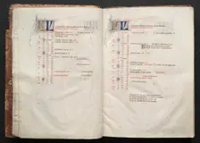 The Gotha Missal: Fol. 6r, Text, c. 1375. Creator: Master of the Boqueteaux (French); Workshop, and