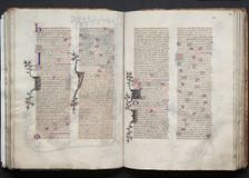 The Gotha Missal: Fol. 70r, Text, c. 1375. Creator: Master of the Boqueteaux (French); Workshop, and