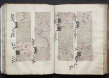 The Gotha Missal: Fol. 71v, Text, c. 1375. Creator: Master of the Boqueteaux (French); Workshop, and