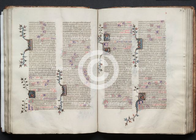 The Gotha Missal: Fol. 71v, Text, c. 1375. Creator: Master of the Boqueteaux (French); Workshop, and.