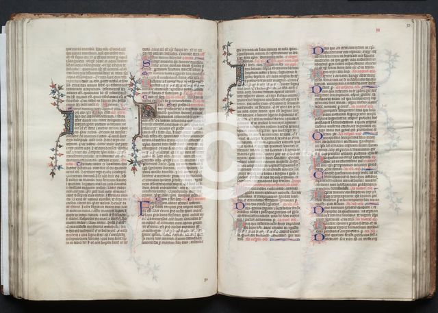 The Gotha Missal: Fol. 72v, Text, c. 1375. Creator: Master of the Boqueteaux (French); Workshop, and.