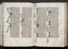 The Gotha Missal: Fol. 73v, Text, c. 1375. Creator: Master of the Boqueteaux (French); Workshop, and