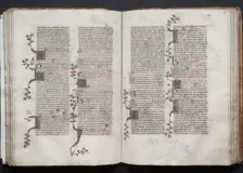 The Gotha Missal: Fol. 75v Text, c. 1375. Creator: Master of the Boqueteaux (French); Workshop, and