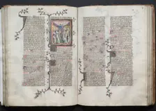 The Gotha Missal: Fol. 76v, The Ascension, c. 1375. Creator: Master of the Boqueteaux (French); Workshop, and
