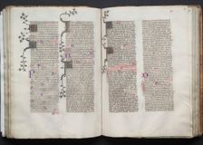 The Gotha Missal: Fol. 77v, Text, c. 1375. Creator: Master of the Boqueteaux (French); Workshop, and
