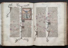 The Gotha Missal: Fol. 77r, Text, c. 1375. Creator: Master of the Boqueteaux (French); Workshop, and