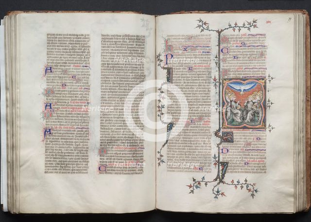 The Gotha Missal: Fol. 78v, Text, c. 1375. Creator: Master of the Boqueteaux (French); Workshop, and.